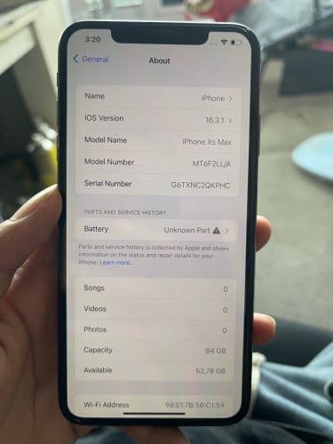 Xs max ដូចរូបលក់105$ ទីតាំងក្រុងតាខ្មៅ📍