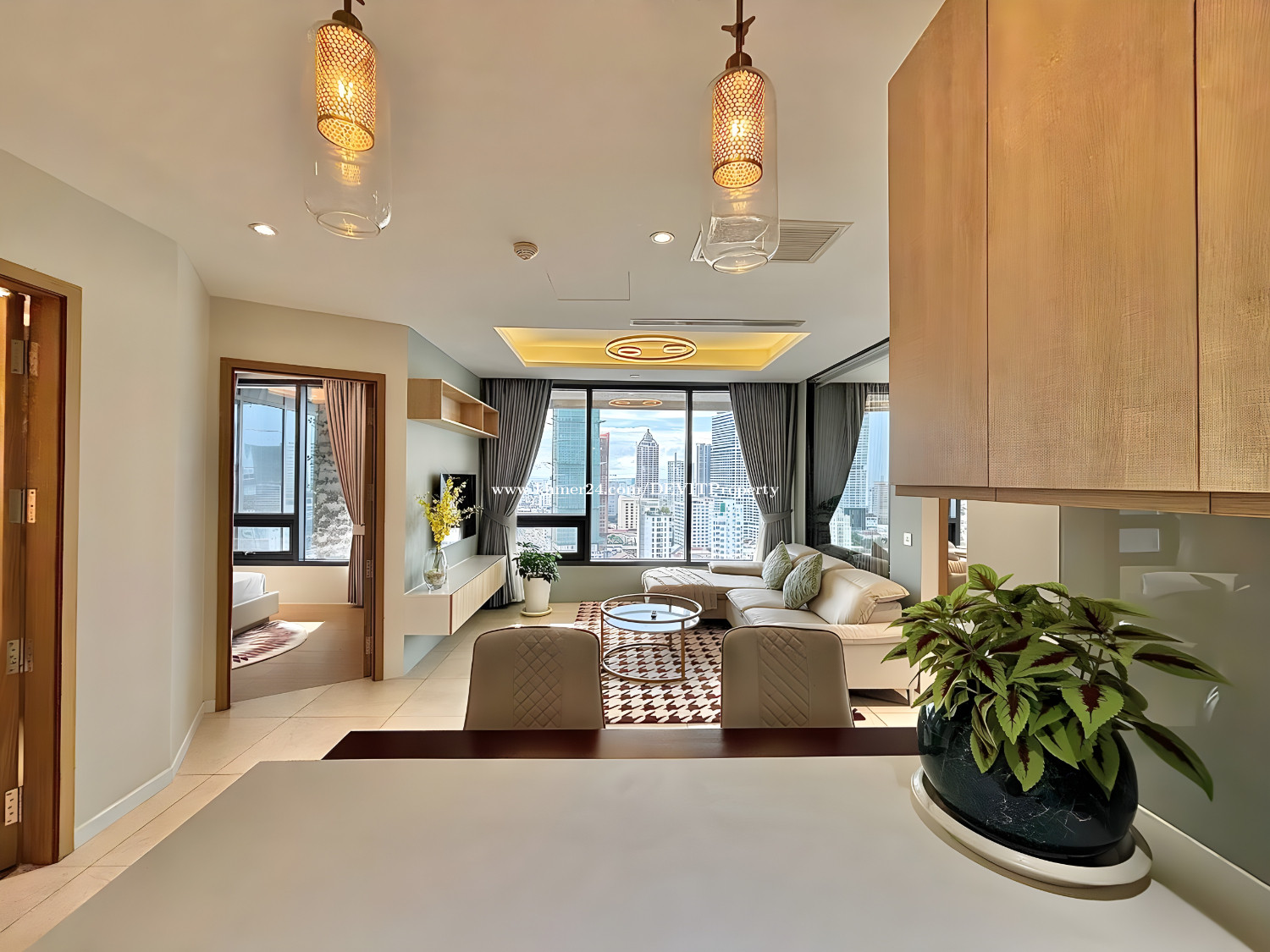 2BR Service Condo For Rent- The Penthouse Residence, Diamond Island