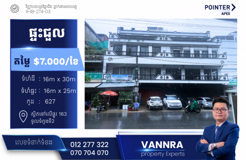 ផ្ទះជួលនៅជិតផ្សារទួលទំពូង