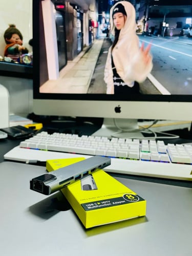 🌟 8 in One USB Type-C HUB – Ultimate Productivity Tool! 🌟