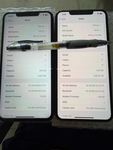 iPhone XSmax 256g SIM2 Have Face ID