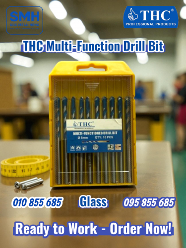 ផ្លែស្វានកញ្ចក់ THC Multi-Function Drill Bit _ Glass