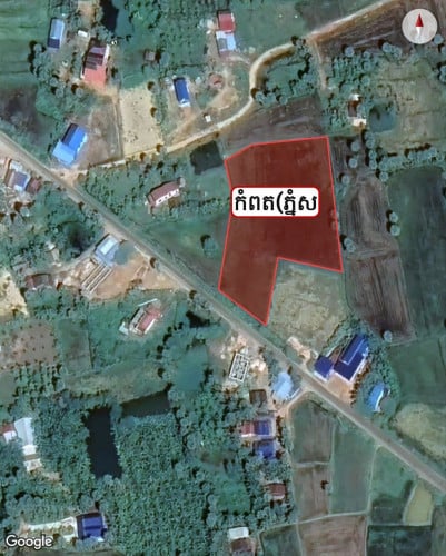 👉ដីលក់បន្ទាន់ក្រោមទីផ្សារ ទីតាំង: កំពត ជិតភ្នំស