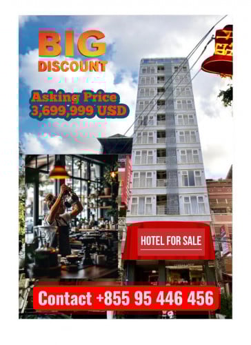 Hotel For Sale Near Royal Palace/ សណ្ឋាគារលក់