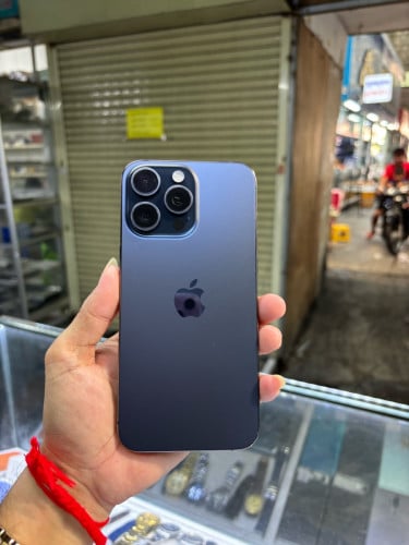 Iphone15pro Max 512G ZP sim2 eSIM ម៉ាសុីនសានុំណែន ស្នាមសរអេក្រង់តិច ស្ទើរសំបក