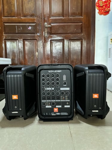 JBL EON 208P ស្អាត កម្រមាន 98% មានមេក្រូហ្សីន AKG ១ គ្រាប់