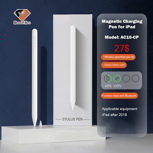 Capacitive stylus for iPad, compatible with Apple Pencil