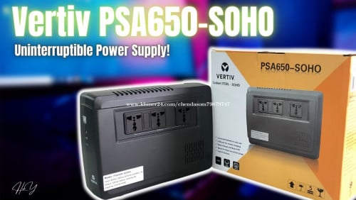 Vertiv Liebert itON PSA SOHO 650VA, UPS APC Back-UPS 1200VA (P/N: BVX1200LI-MS) and UPS PROLINK