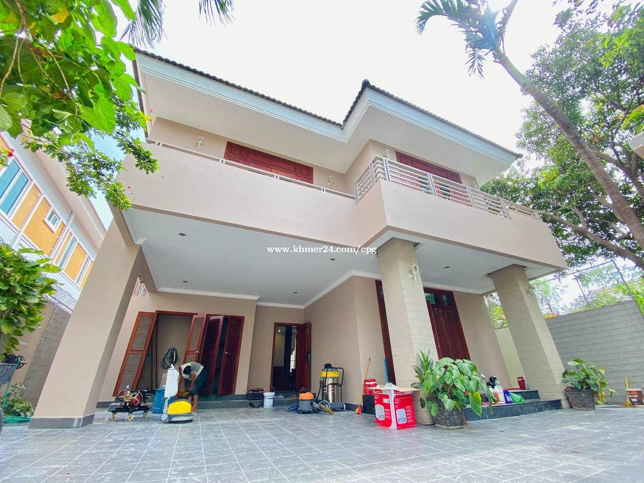 Villa For Rent near Aeon and Naga In Bassac Garden City