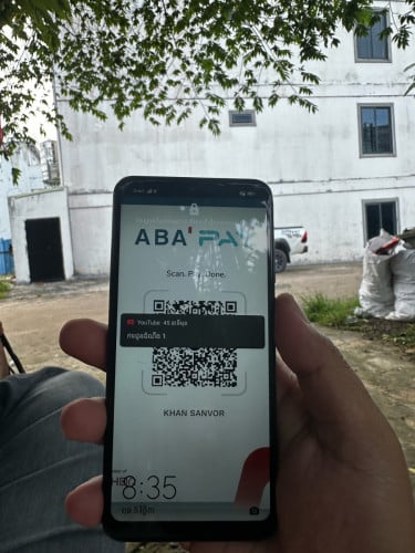 ទូរសព្ទនៅស្អាតធ្លាប់ដោះធ្វើបេតុង power  huawei p30 lite