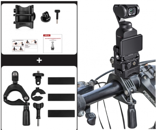 Bike mount + adapter Dji Pocket 3