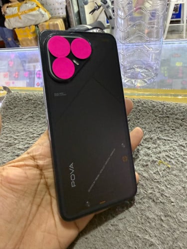 Tecno Pova7Ultra 5G Ram12G Memory256G 99% ក្រុមហ៊ុនសុីមពីរ មានឆ្នាំងសាក