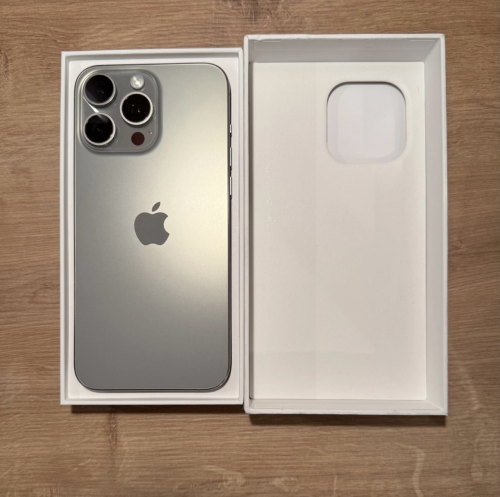 iPhone 15 pro max 99%new natural titanium 256g