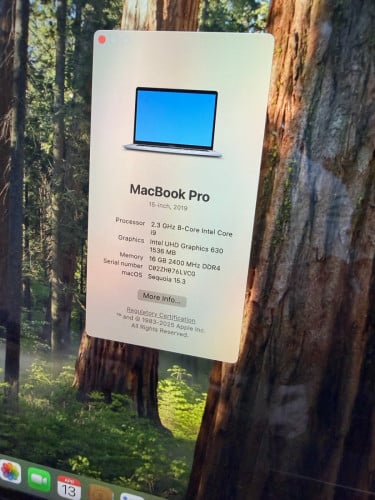 MacBook Pro 15” 2019