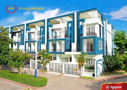 វីឡាកូនកាត់មានរបង (LB) លក់ទីតាំងចំងាយ 3km ពីកោះនរា