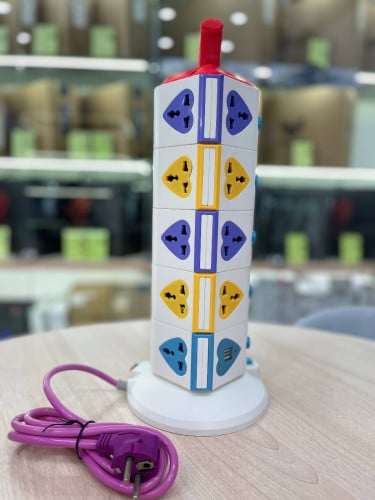 ព្រីភ្លើង​ RC-L5 Overpower Protection 5ជាន់ មាន USB 2