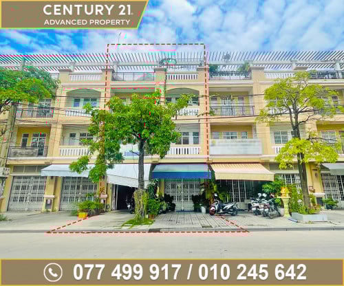🏘 ផ្ទះអាជីវកម្ម 2ល្វែង(SH) ក្នុងបុរី Moon Town ត្រូវការលក់បន្ទាន់ខ្លាំង