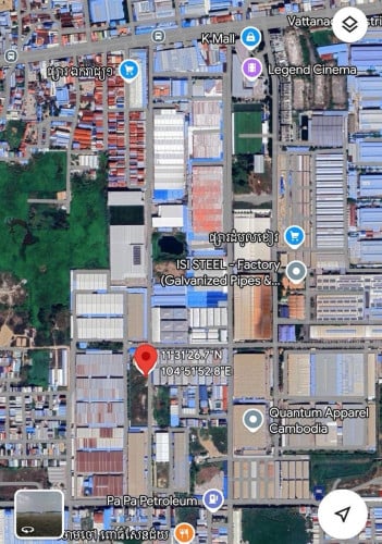 ដីលក់ ក្បែរផ្សារ Kmall