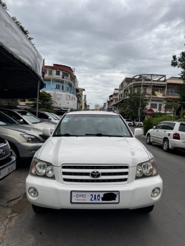 Highlander 2003 V6 ពណ៍ស ឡានថ្មីហែកមេឃទិញពីម្ចាស់ផ្ទាល់