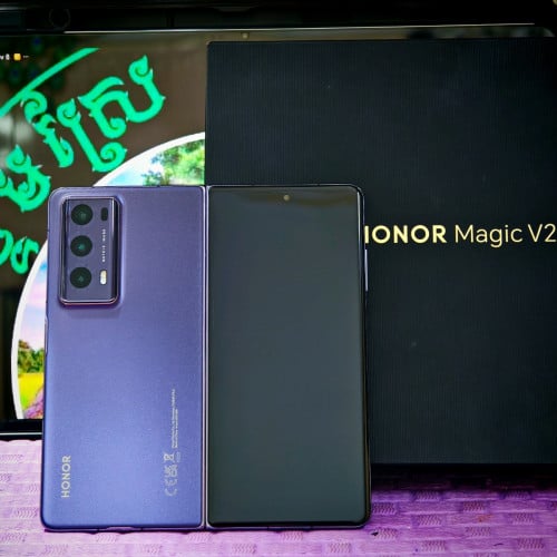 HONOR Magic V2 Global ស្អាត99% (វ៉ៃដូរបាន)មានធានាច្បាស់លាស់ត្រឹមត្រូវ