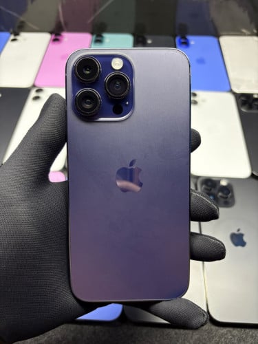 iPhone 14 Pro Max 128G ដូរអេក្រង់ថ្មី 120Hz កូល័រស្អាត គែមតូច ប្រើទ្រនាប់សុីម