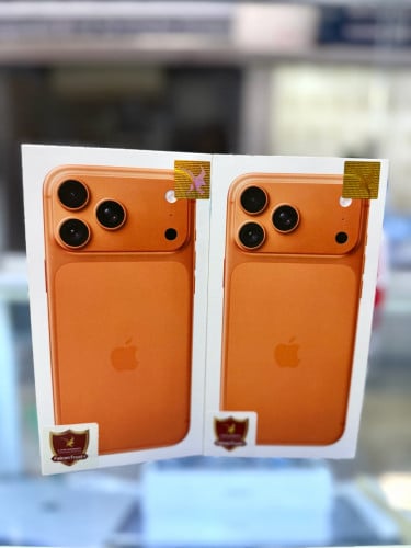 IPhone 17 Pro Max ទំហំផ្ទុក (256G) Model X/A ធានា 100% Falcon Orange No Active