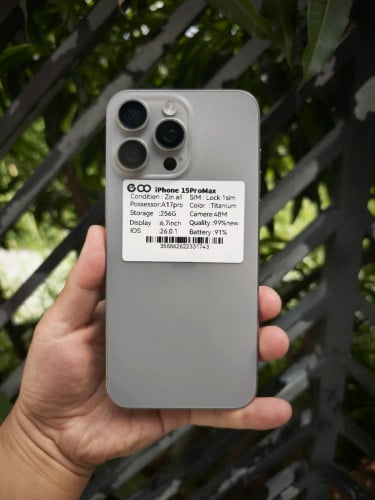 iPhone15ProMax 256G Zin all 1sim