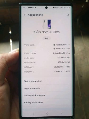 Samsung​ Note 20 ultra