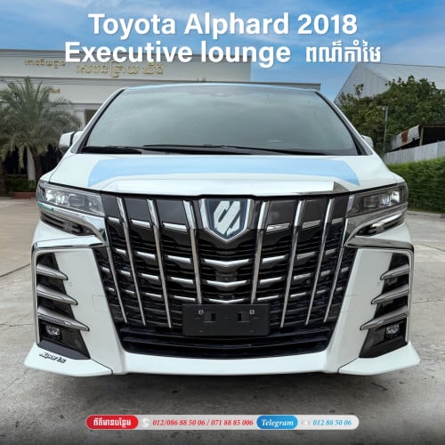 Toyota Alphard 2018 ទឹកថ្នាំសុីន១ជុំ