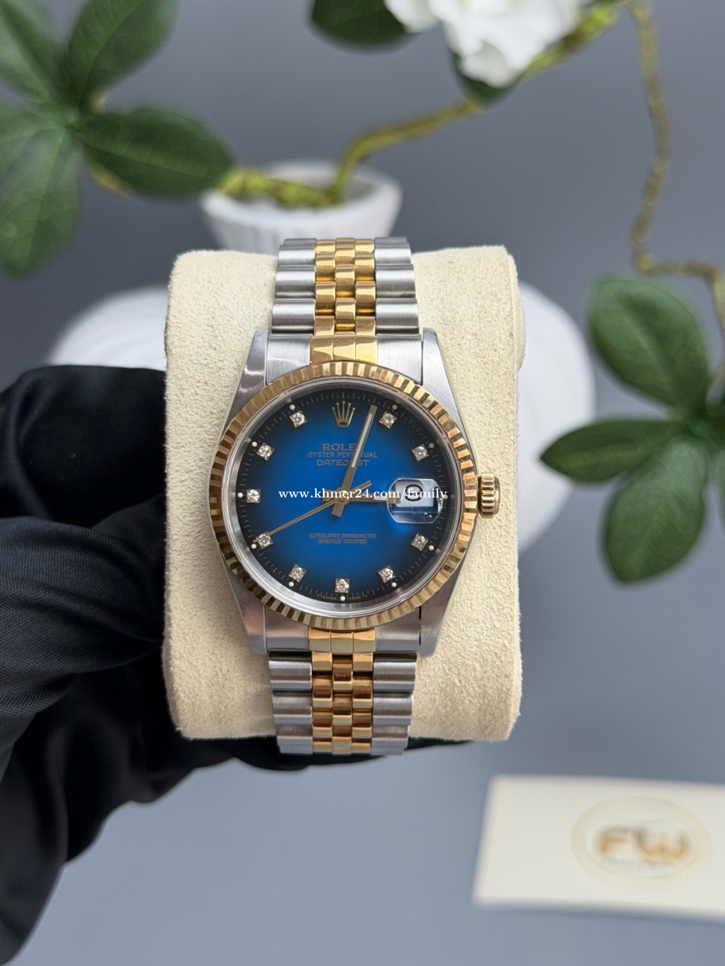 (Original) Rolex Datejust 16233 Blue Black Dial ๐๐ฉ