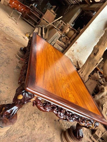 គ្រែជើងគ្រុជទឹកដៃពិសេស ធានាឈើស្ងួត ឈើខ្មែរ100%