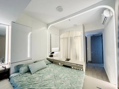 【Apartment for Rent】	3 bedrooms  for rent Hun Sen Blvd (Road 60m)	 【公寓出租】	 三室厅二卫 出租