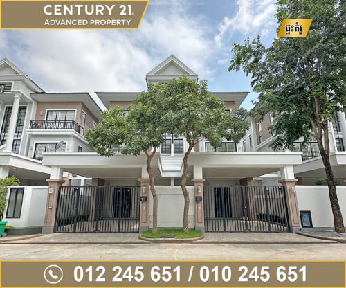 🏘 វីឡាភ្លោះ (Twin A) ក្នុងបុរី ប៉េងហួត50ម ត្រូវការលក់បន្ទាន់ខ្លាំង