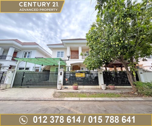🏠 វីឡាទោល (Villa) ក្នុងបុរី ហ្គ្រេនភ្នំពេញ (សែនសុខ) ត្រូវការលក់បន្ទាន់ខ្លាំង