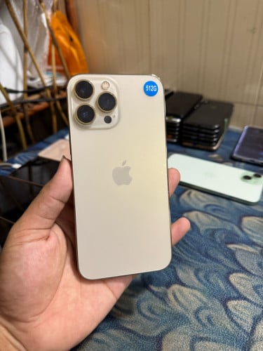 iPhone 13 Pro Max 512G សំណុំសុីនណែន ស្អាត98.99% 495$