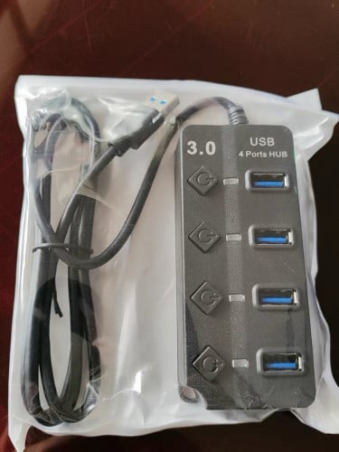 USB type C hub 3.0 4 ports switch on/off