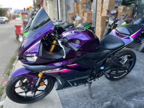 YAMAHA R3 V4 2019 កំលាំង 320cc ក្រដាសពន្ធ ជប៉ុនសុទ្ធ នៅខ្ចីស្អាត