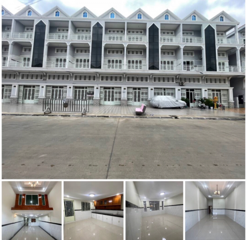 លក់ផ្ទះល្វែងអាជីវកម្មបង្ហើយនៅសល់4ល្វែង ទំហំ 4.15 ម៉ែត្រ គុណ 16ម៉ែត្រ