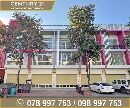 🏘 ផ្ទះអាជីវកម្ម 2ល្វែង(SH-A) លើផ្លូវធំ ក្នុងបុរី ប៉េងហួតបឹងស្នោ ត្រូវការលក់បន្ទាន់ខ្លាំង