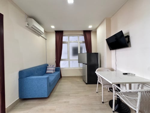 1BR Service Apt For Rent- Tunle Bassac near Aeon 1- BKK1