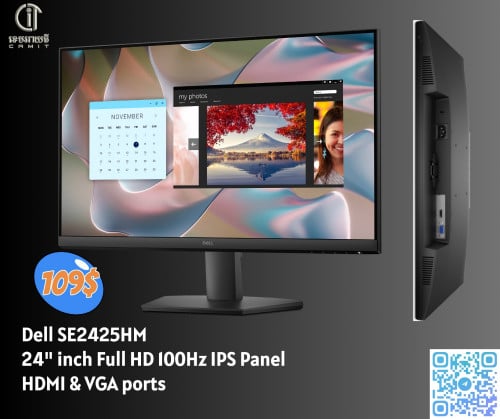 Dell SE2425HM ( 24" / Full HD 100Hz / IPS Panel / HDMI & VGA ports )