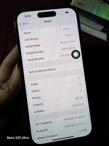 iPhone 14 Pro 128g ពណ៍ខ្មៅ