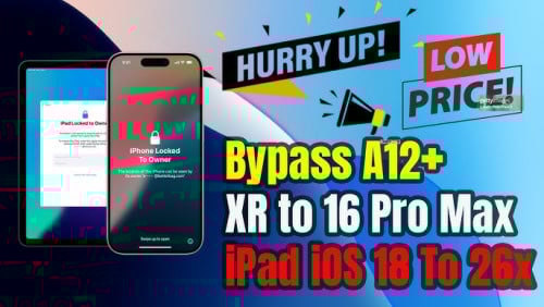 មានទទួល bypass hello A12+ IOS 26.1