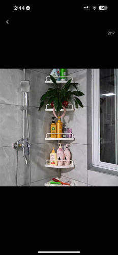 🌻ធ្នើដាក់សំភារះបន្ទប់ទឹក រឺតាមកែងនានាតាមផ្ទះ