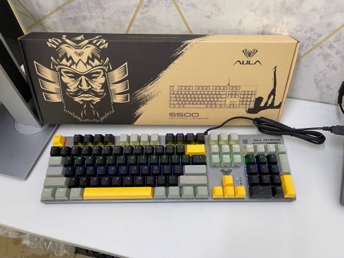 Aula S500 Keyboard mechanical  RGB ថ្មី