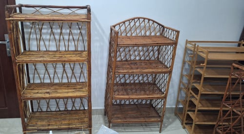 Bamboo shelves