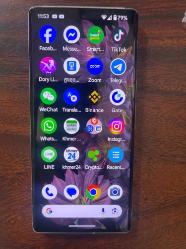 Google Pixel 6 Pro OLED no fingerprint តួ97អោយទាំងអេក្រង់ស៊ីឆ្នូតប្រើបាន