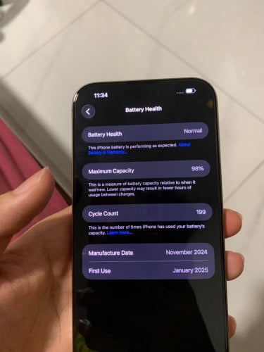 iPhone 16 pro Max 256g X/A មានស្កេនតម្លៃ930$ចរចារ