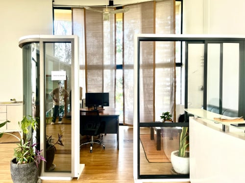 Private open office space