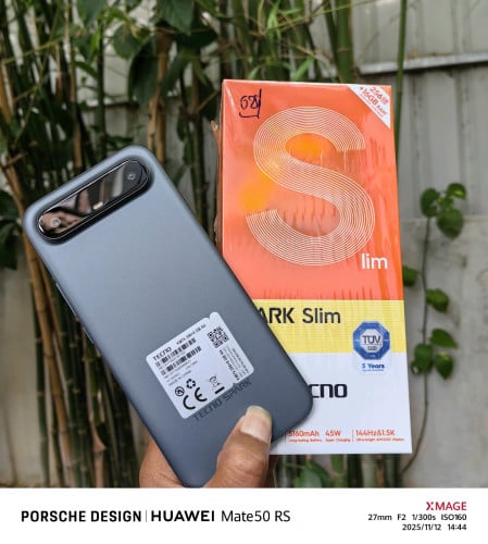 Tecno spark slim 8/256G